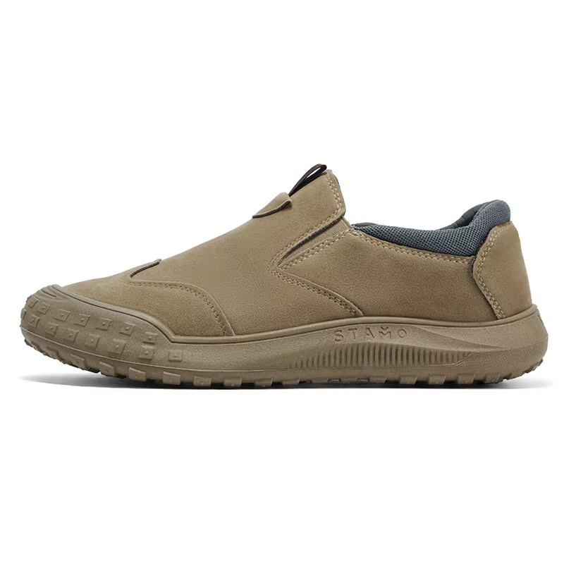 Bottes en cuir imperméables basses pour hommes