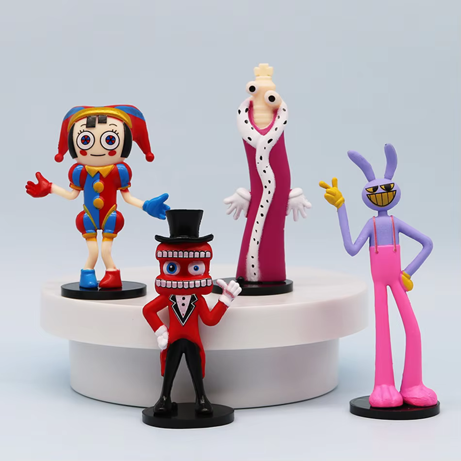 8 types de figurines étonnantes avec figurines magiques du Cirque Numérique, accessoires d'art de dessin animé, jouets anime récompensants, cadeaux d'anniversaire