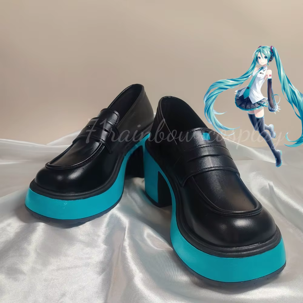 Mikuu chaussures Anime Mikku JK formule Cosplay