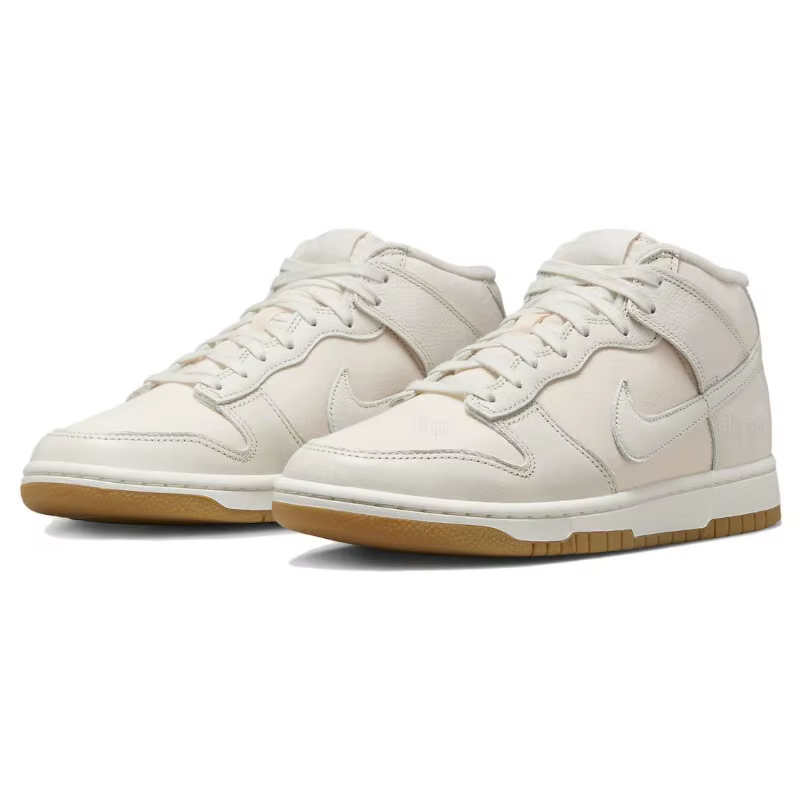 Nike Dunk Cream Canvas Fashion Classic Trendy Outfit Baskets mi-hautes légères