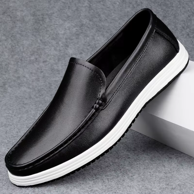Chaussures en cuir véritable de haute qualité semelles de Massage bureau déplacements