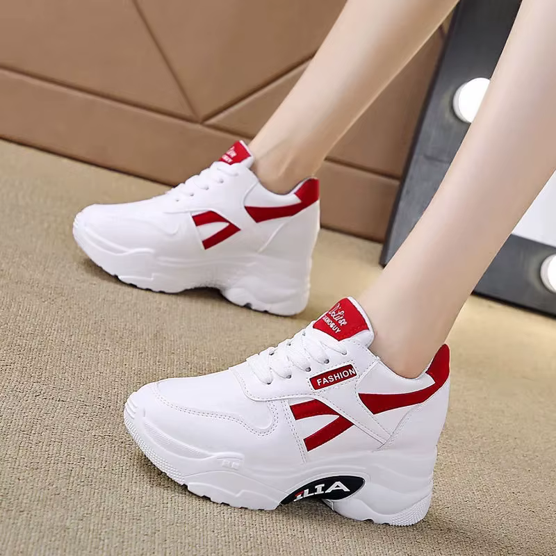 Baskets femmes plate-forme augmentation intérieure chaussures femme