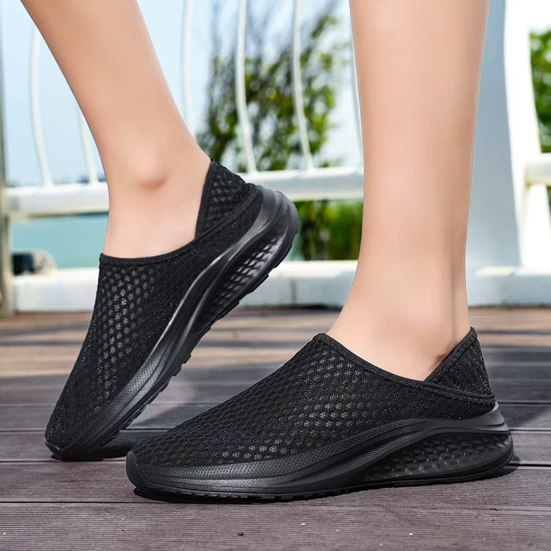 Femmes chaussures mocassins marche légère respirant été