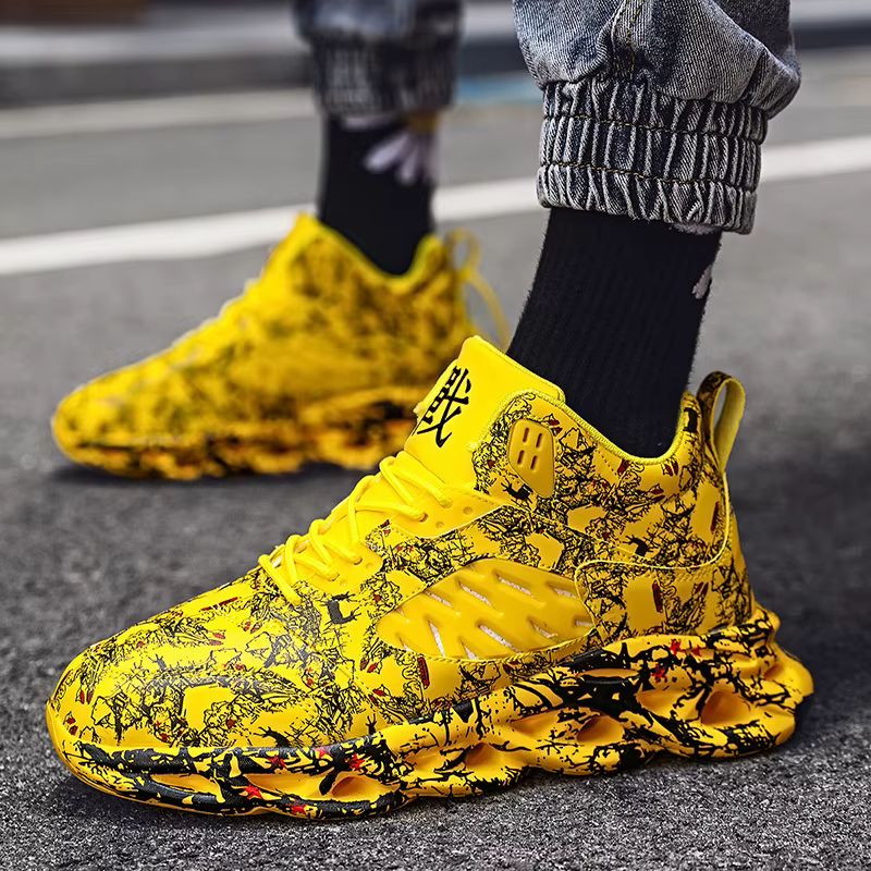 QZHSMY chaussures haut de gamme Graffiti hommes