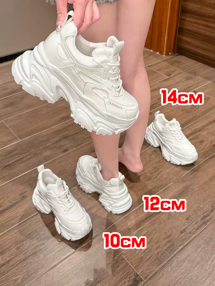 ZJR – baskets épaisses de 14cm pour femmes