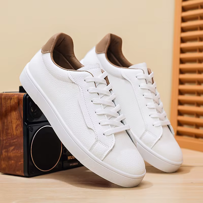 Chaussures de Skateboard en cuir pour hommes
