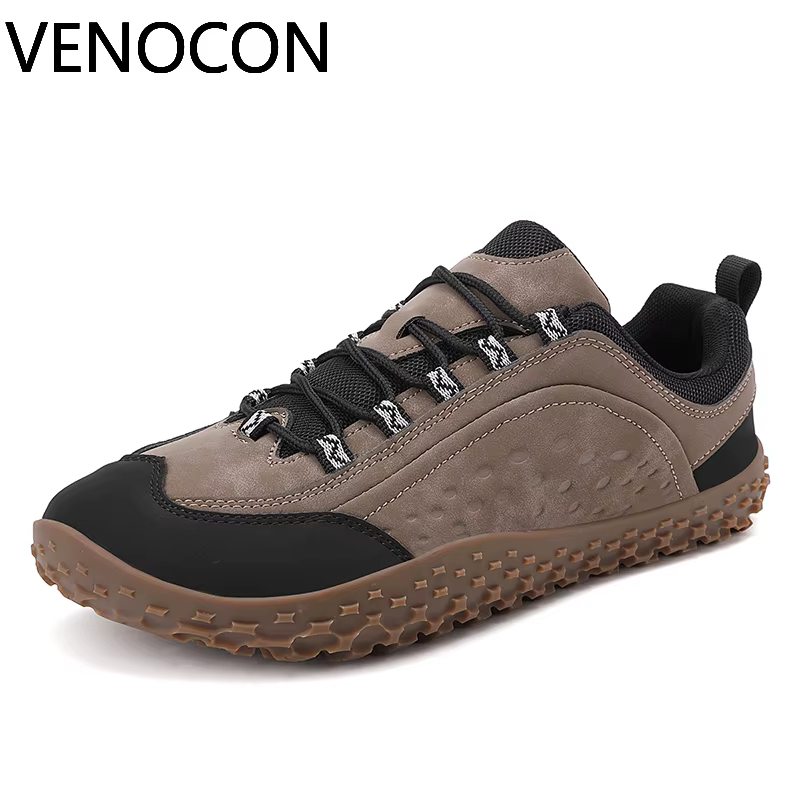 VENOCON minimaliste pieds nus sensation de sol Style élégant boîte à bout large moins de pile hauteur marche randonnée Trail chaussure chaussures baskets