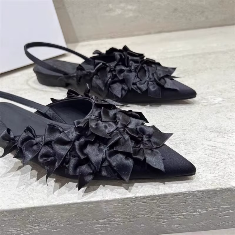 Mode française femmes chaussure été nouveau pointu