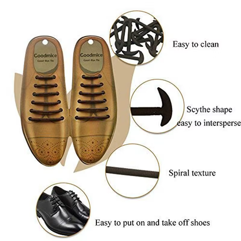 Lacets élastiques en Silicone sans cravate