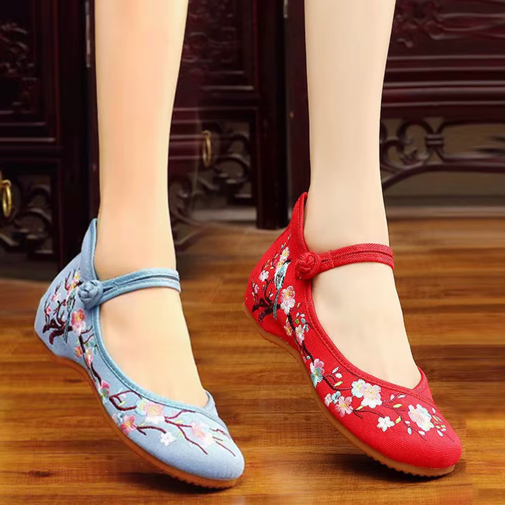 Chaussures Hanfu brodées pour femmes