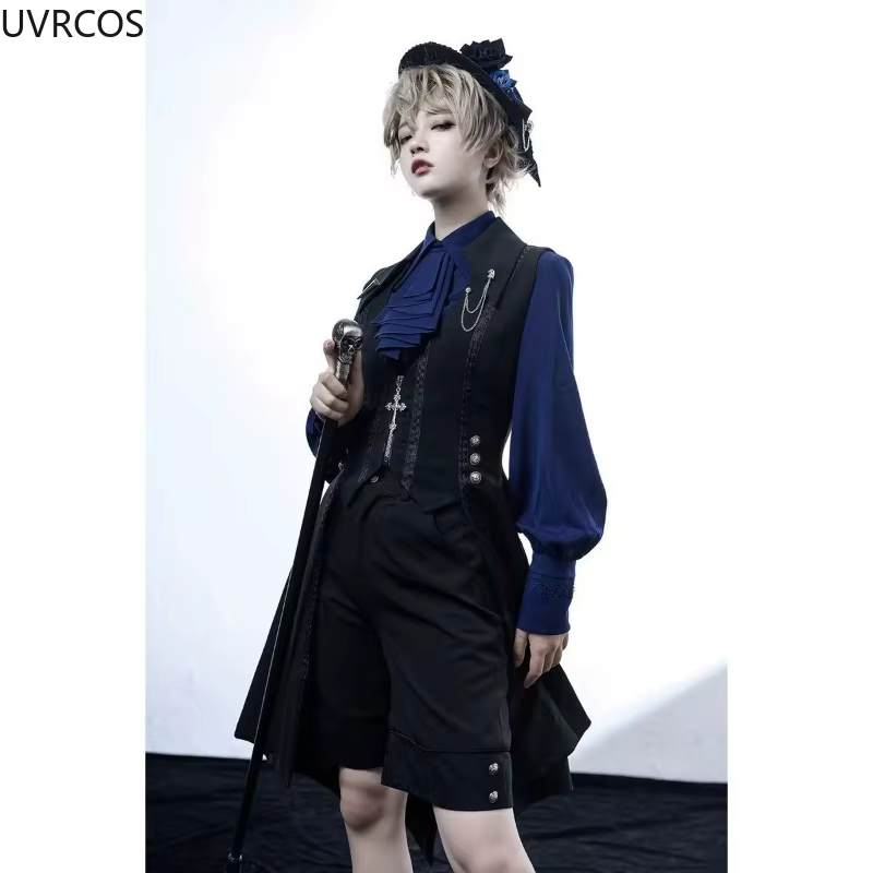 Chemises de Style Lolita Vintage victorien pour femmes, chemisiers gothiques à manches Gigot avec nœud Y2k, Harajuku japonais élégant, doux et Slim