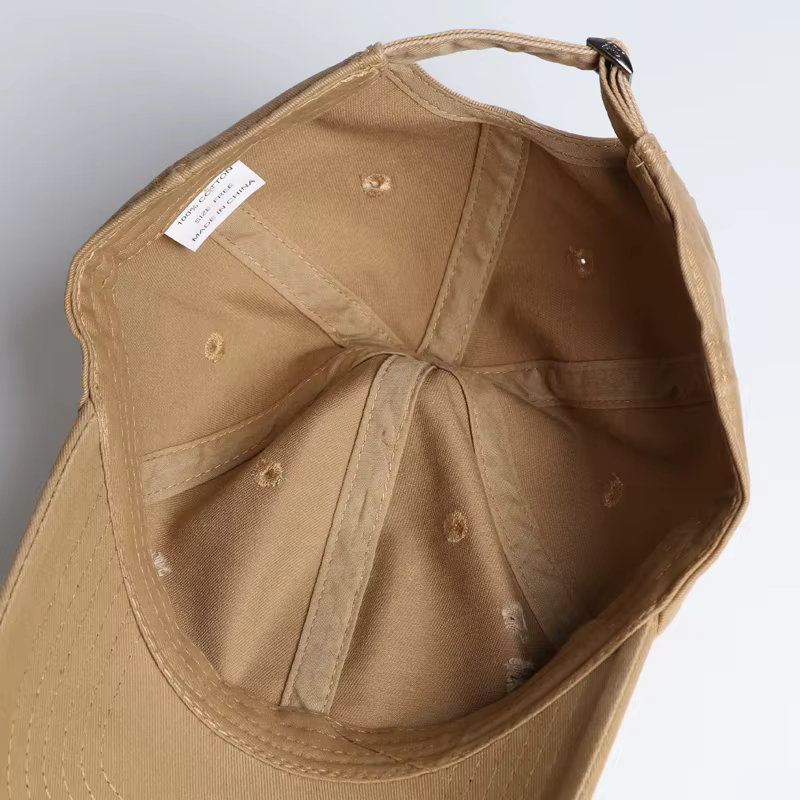 Casquette de baseball vintage délavée avec logo personnalisé