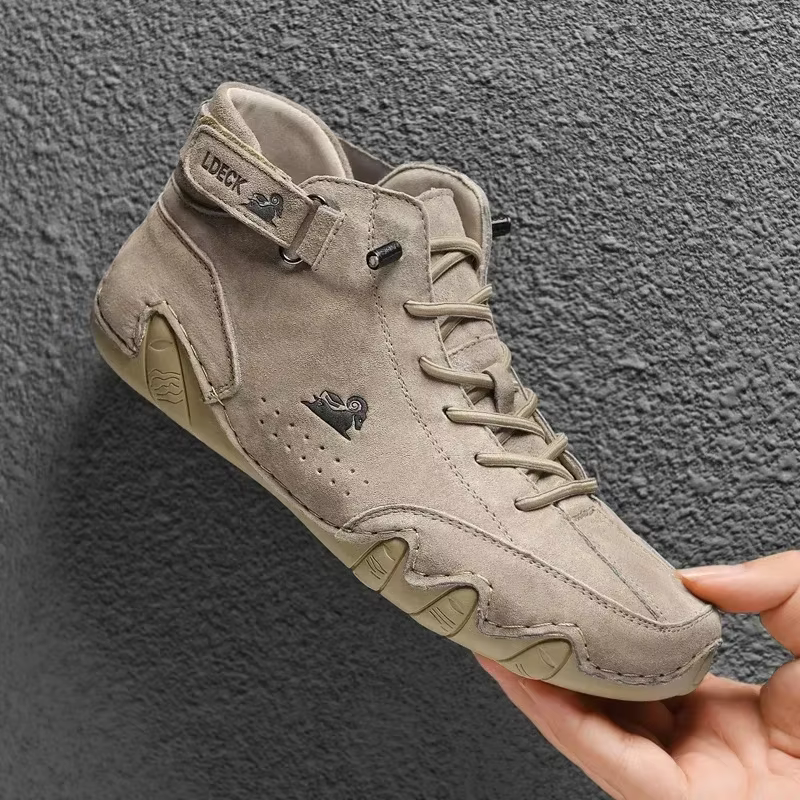 Nouvelles baskets décontractées en cuir pour hommes