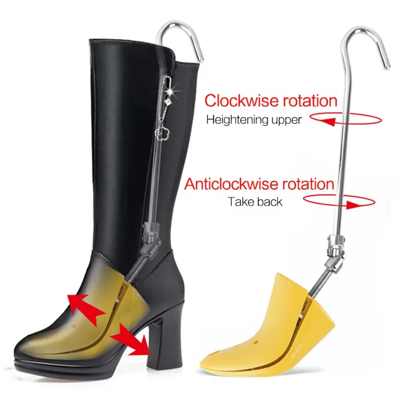 Arbres à chaussures pour bottes réglables supérieures élargies femmes