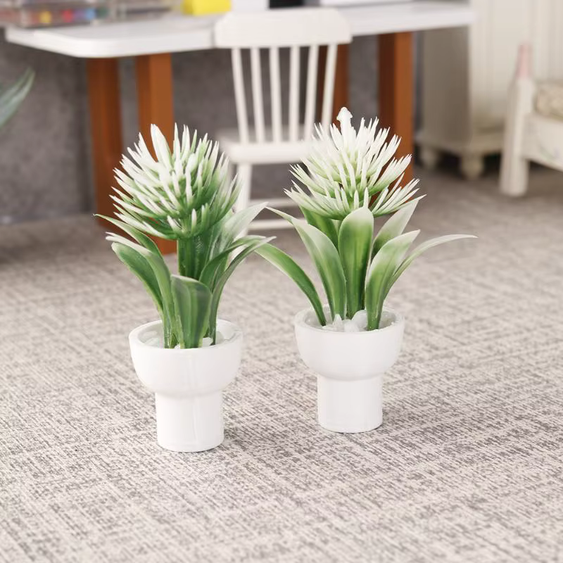Mini plantes artificielles en pot sans entretien, verdure artificielle réaliste pour la table d'entrée, la décoration de la maison