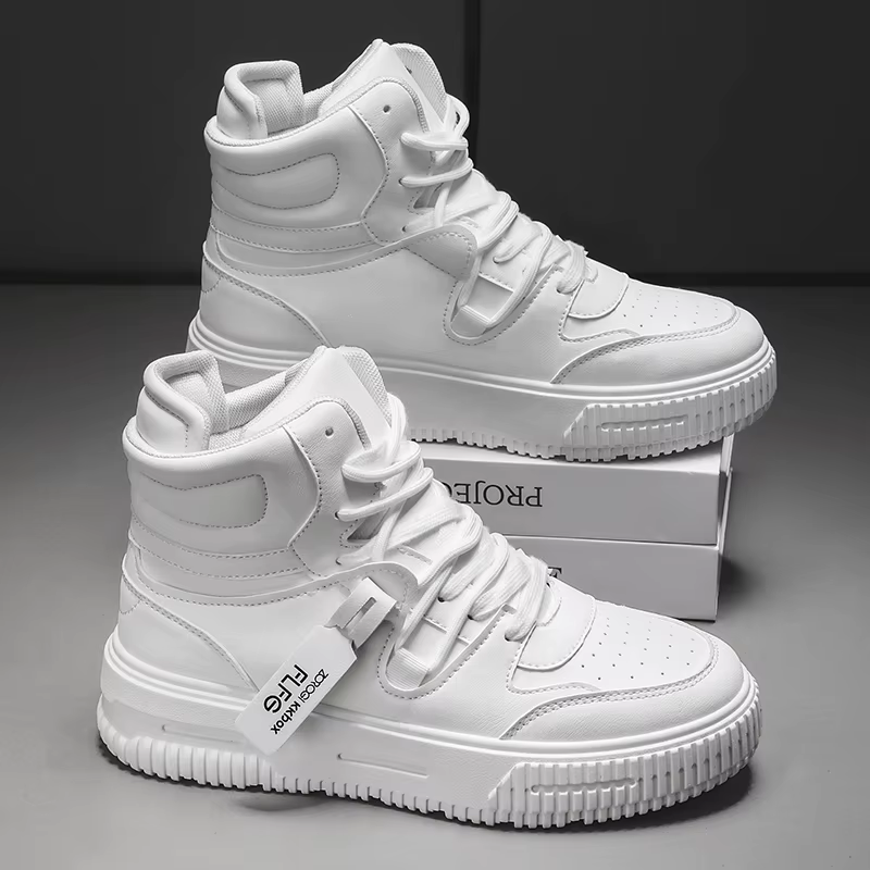 Baskets blanches pour hommes