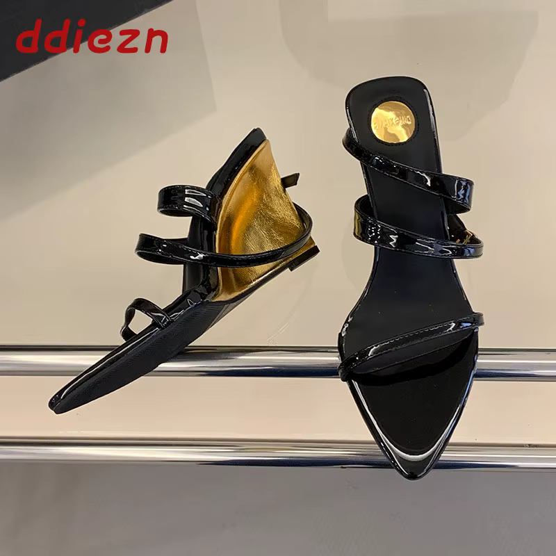 Nouvelles Sandales Compensées à Talons Hauts pour Femmes