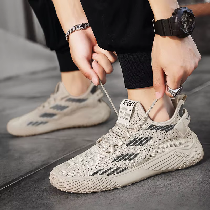 2025 offre spéciale léger hommes chaussures décontractées respirant sans lacet mâle espadrilles