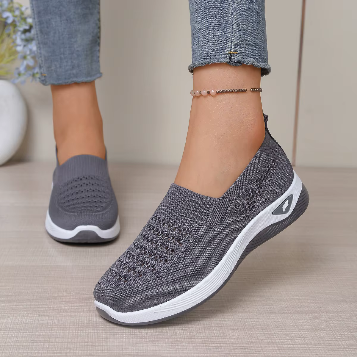 Chaussures pour femmes 2026 – Baskets décontractées confortables à semelle souple en maille respirante pour le travail