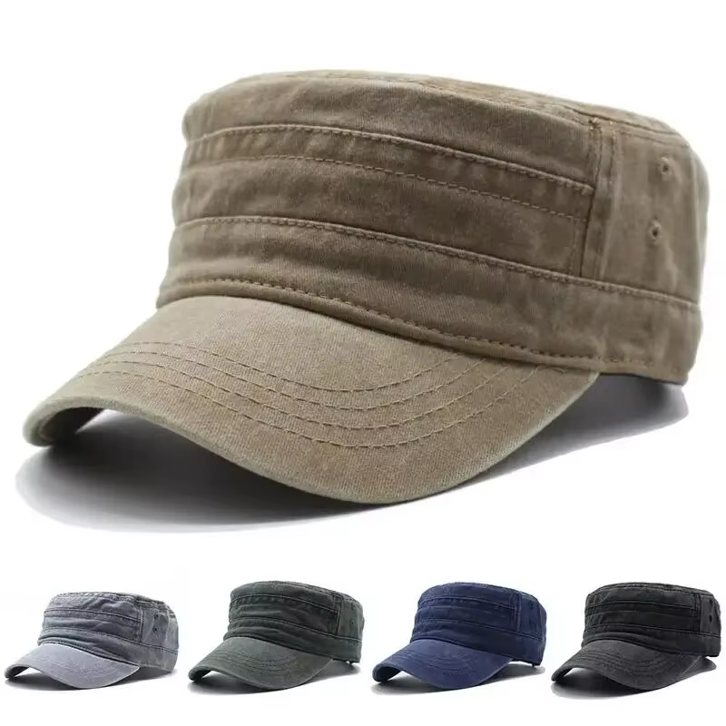 Chapeau hommes pêche rétro faire vieux lavage jean grande tête bavoir plat chapeau extérieur décontracté cravate femme casquette tendance Style européen et N