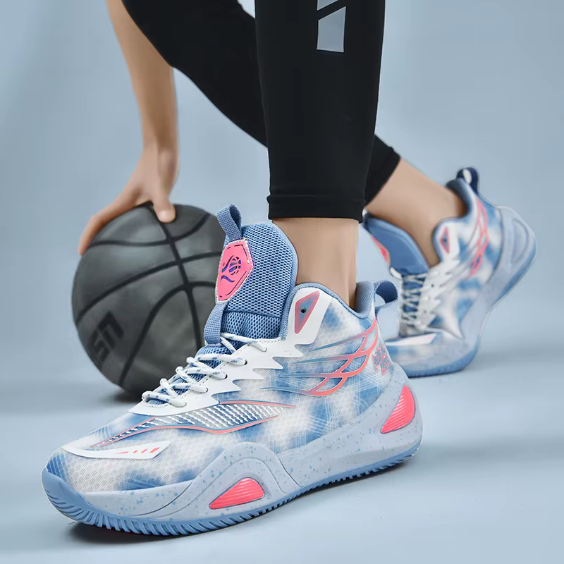 Chaussures de basket-ball pour hommes et femmes, baskets athlétiques unisexes pour l'extérieur, respirantes, légères, antidérapantes, de haute qualité