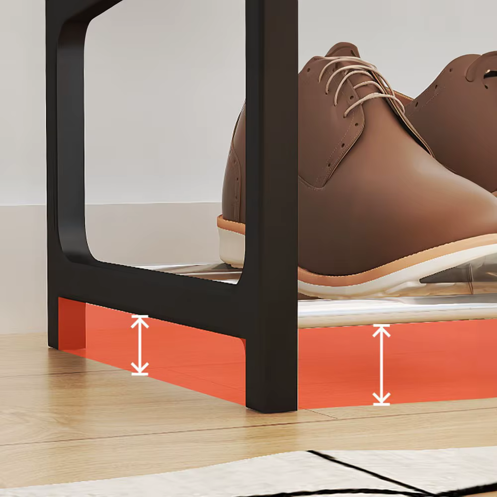 Étagère à chaussures Simple en métal