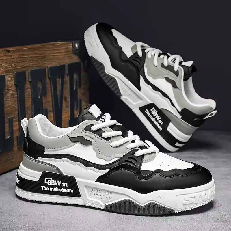 Chaussures de skate basses à la mode pour hommes