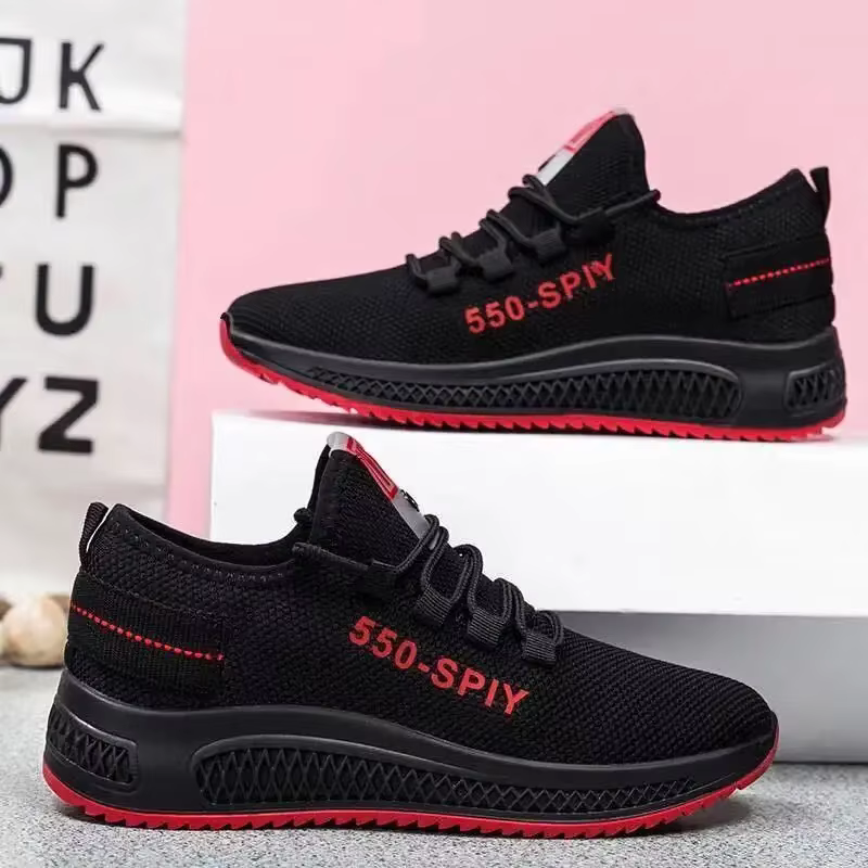 Chaussures tissées pour femme été 2026 – Baskets de sport en maille respirante pour la marche et le jogging