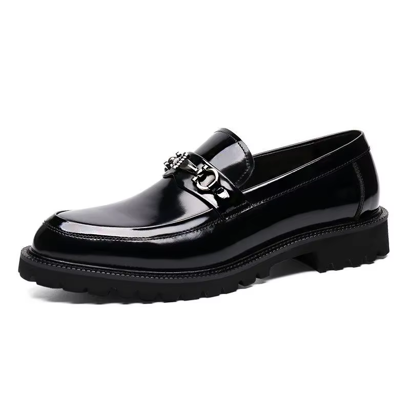 Chaussures provoqué en cuir Horse Street pour hommes