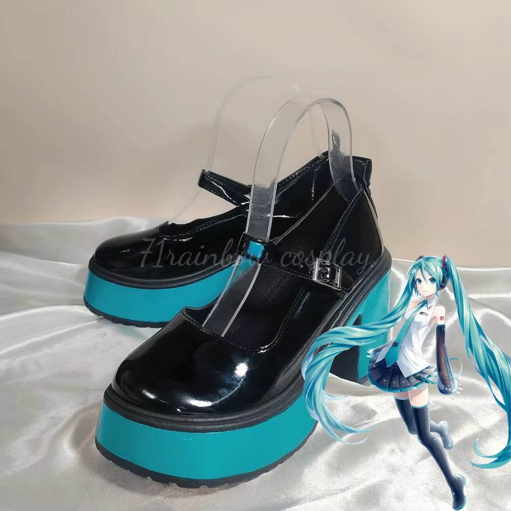 Mikuu chaussures Anime Mikku JK formule Cosplay