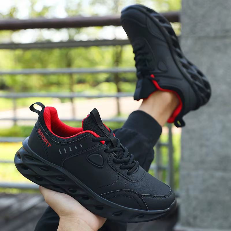 Baskets De sport décontractées noires pour hommes
