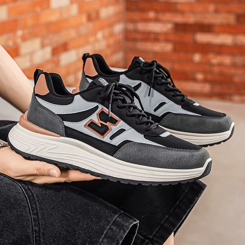 Baskets tendance pour hommes 2026 – Chaussures de sport décontractées et respirantes résistantes à l'usure pour l'extérieur et le skateboard