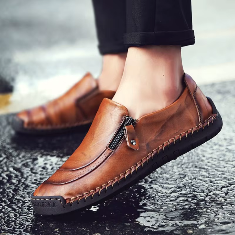 Chaussures en cuir faites à la main pour hommes