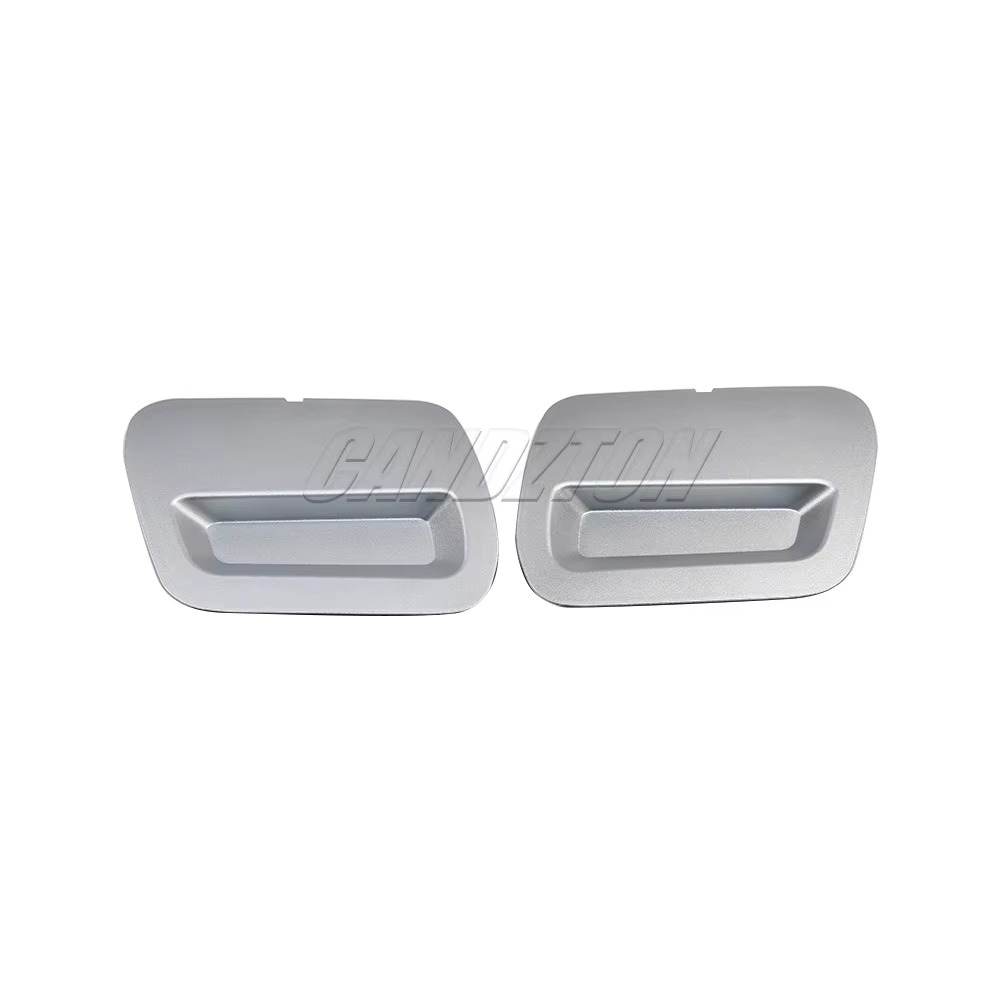 Pour Dacia Duster 2017-2021 1 Paire de nouveaux couvercles d'œil de barre de remorquage avant noirs/gris L+R ABS 511802392R 511809831R Accessoires de voiture