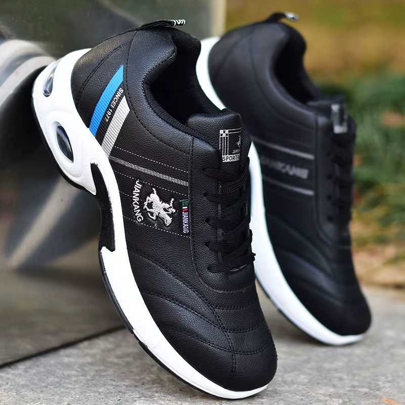 Baskets en cuir pour hommes chaussures polyvalentes décontractées