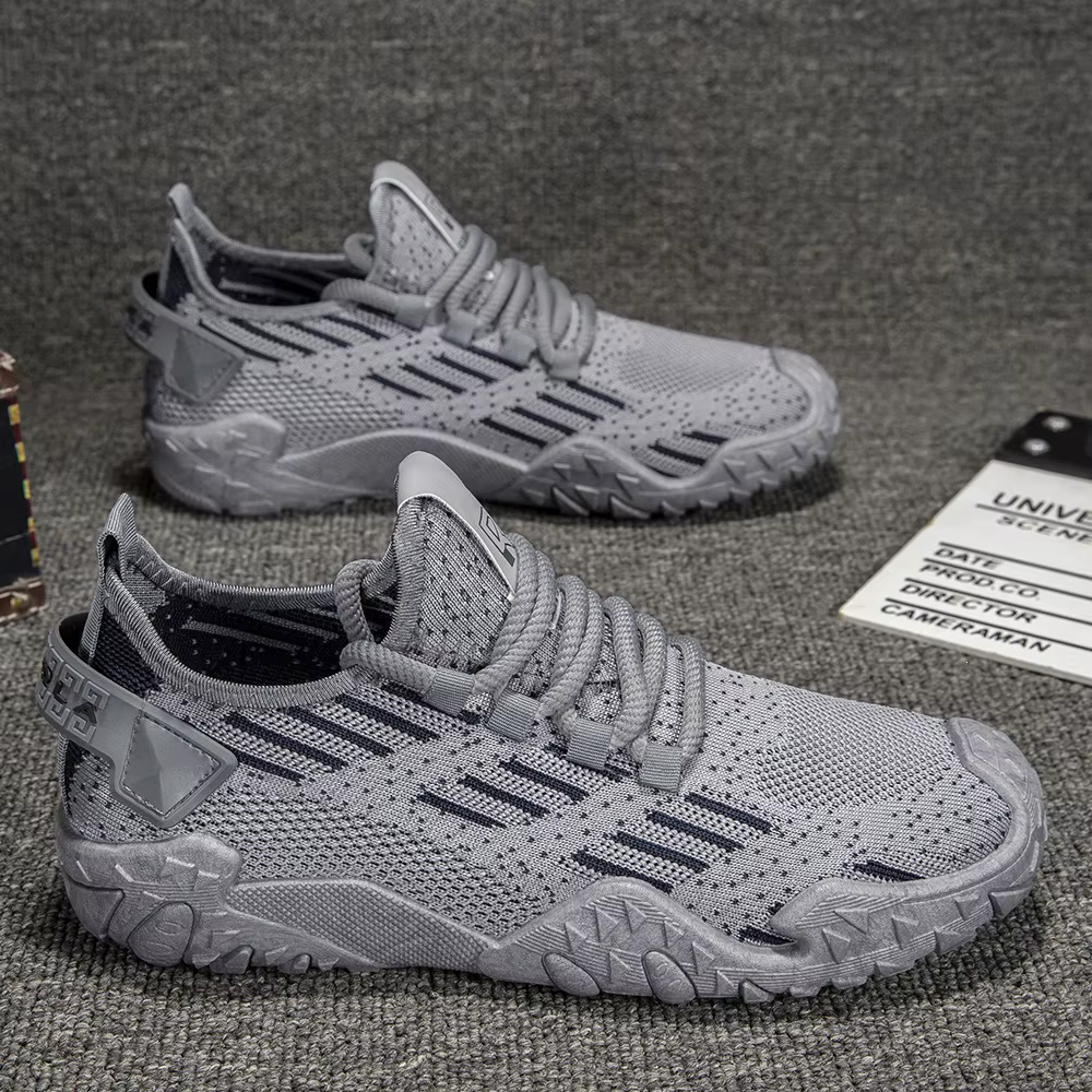 Nouvelles Chaussures Homme 2026 Respirantes Antidérapantes Évidées pour Course en Extérieur Baskets Sportives Décontractées Tendance