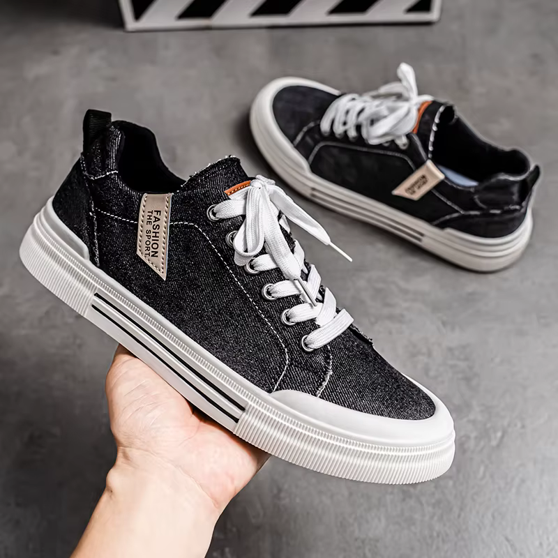 Chaussures en toile, chaussures de sport décontractées pour hommes