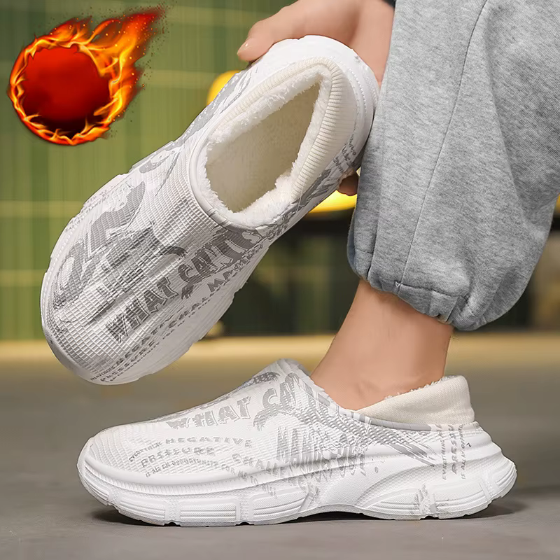 Pantoufles en coton pour hommes
