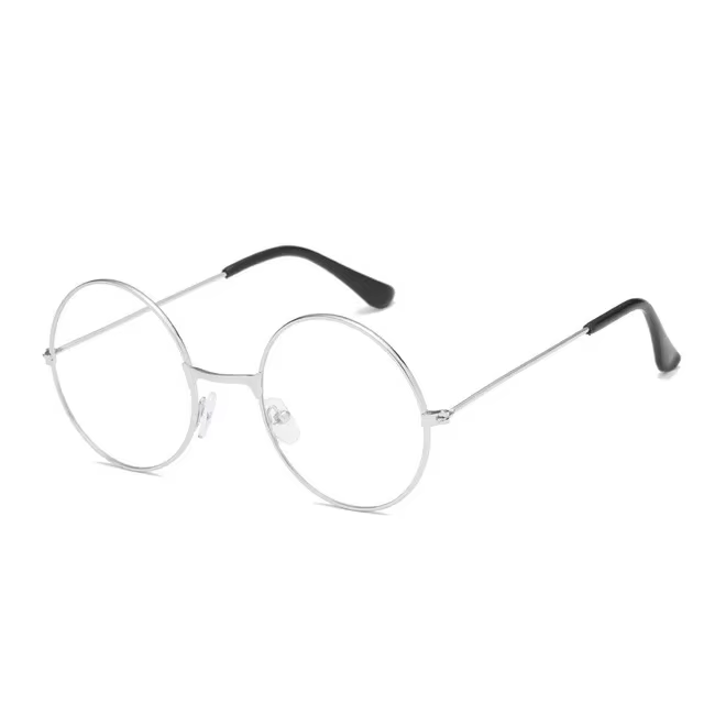 Harried lunettes Cosplay accessoires Anime potiers cadre rond en métal plat rétro Art lunettes adulte garçon vêtements accessoires cadeaux