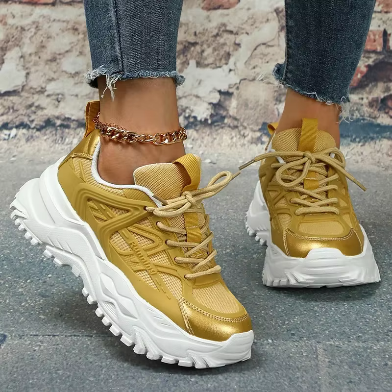 Chaussures de dehors à Plateforme Rose pour Femme