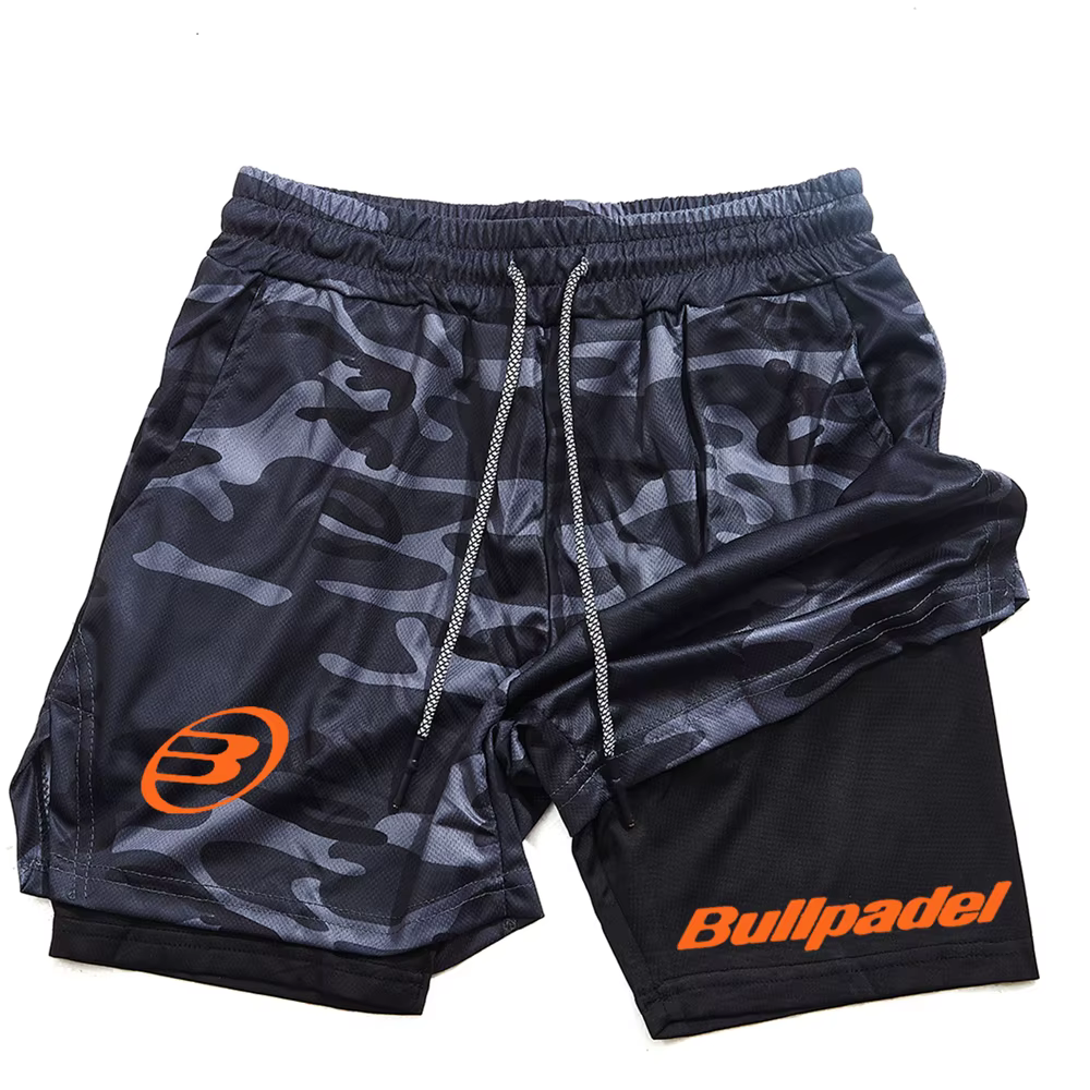 Berserk- Short de sport 2 en 1 pour hommes