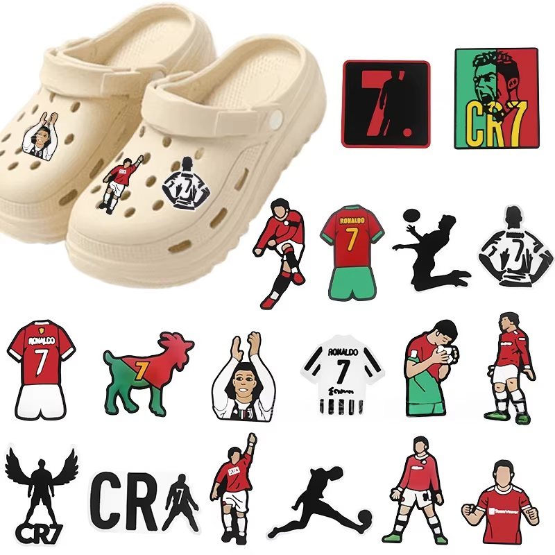 Nouveauté en promotion : Breloques de chaussures série Football