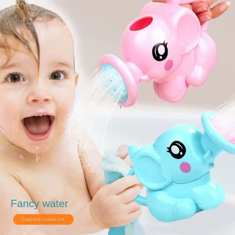 Jouet de bain bouilloire en plastique outil de douche de bain jouet de salle de bain pour bébé arrosoir éléphant jouet de bain pour enfants arroseur de bain d'été