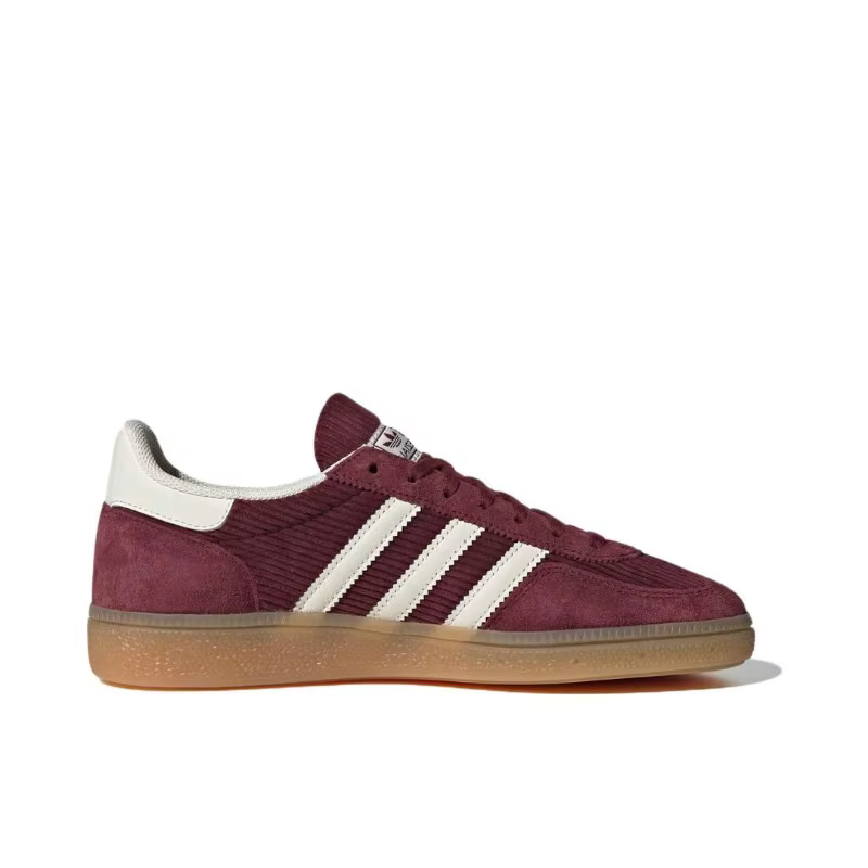 Adidas Originals Handball Spezial Vintage Anti-Slip Hard-Wearing Women Board Shoes Daily Commuting Sneakers Shadow Red IG1978