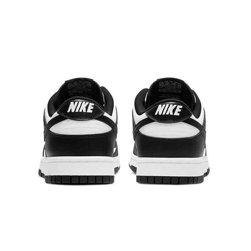 Nike Dunk Low DD1503-101 Baskets de skateboard décontractées noires et blanches pour femmes