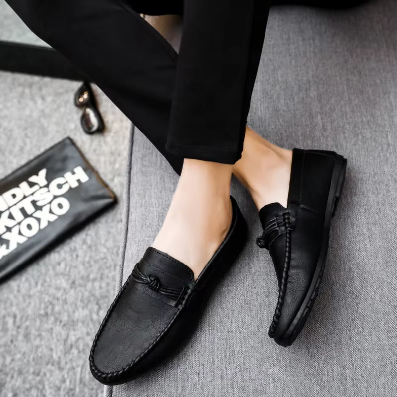 Mocassins Confortables à Enfiler pour Homme