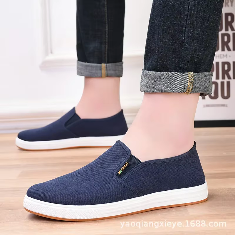 Zapatos-Chaussures de dehors en Toile Décontractées pour Homme
