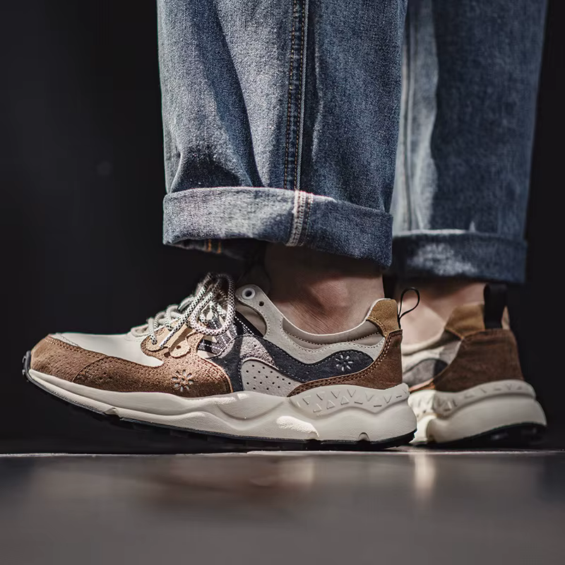 Maden 80's rétro épissage chaussures de Jogging pour hommes polyvalent respirant confortable baskets en plein air bas