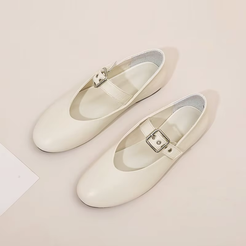 AIYUQI Chaussures Mary Jane pour femmes 2026 Automne en cuir véritable naturel Vintage