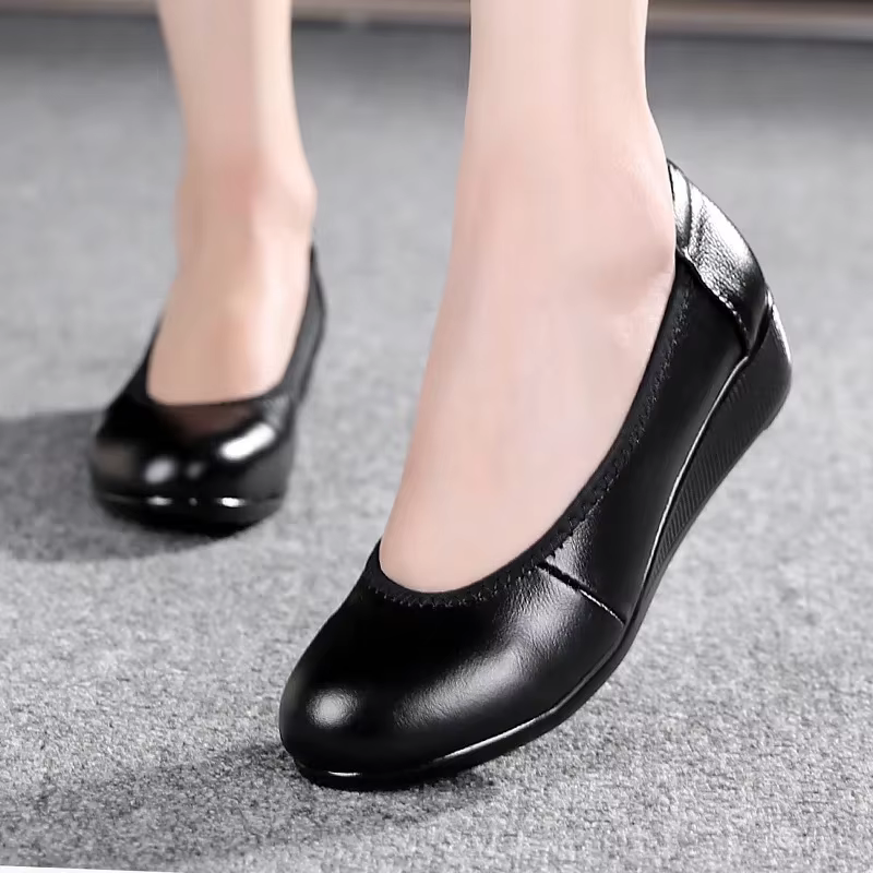 MVVJKESummer-Ballerines en Cuir group pour Femme